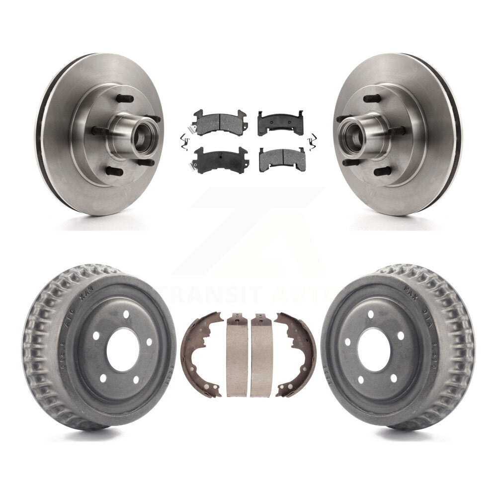 Kit de plaquettes et de tambour semi-métalliques, Rotor de frein avant et arrière, pour Chevrolet Camaro Pontia