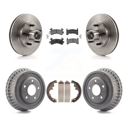 Kit de plaquettes et de tambour semi-métalliques, Rotor de frein avant et arrière, pour Chevrolet Camaro Pontia