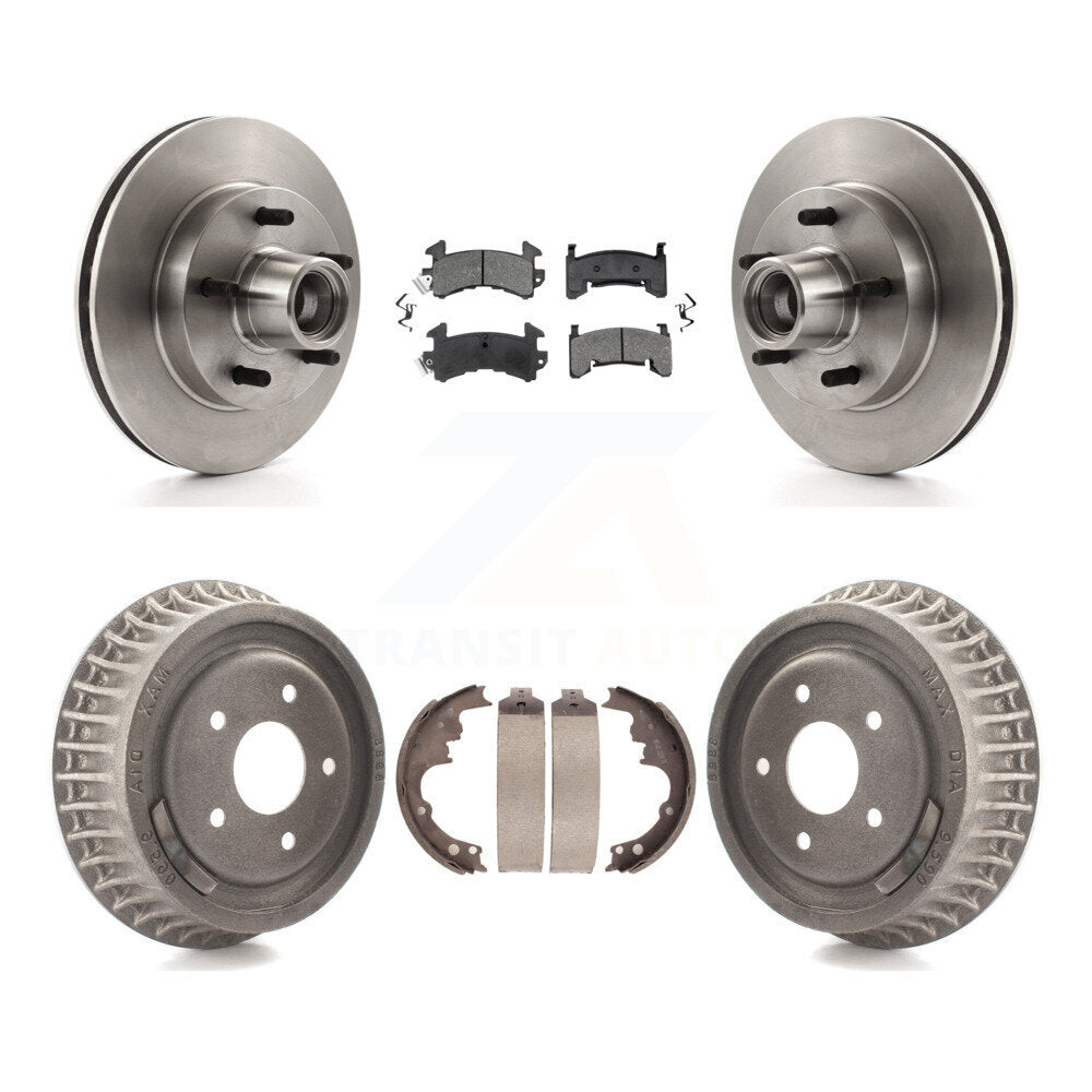 Kit de plaquettes et de tambour semi-métalliques, Rotor de frein avant et arrière, pour Chevrolet S10 GMC Sonom