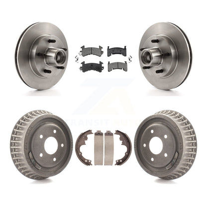 Kit de plaquettes et de tambour semi-métalliques, Rotor de frein avant et arrière, pour Chevrolet S10 GMC Sonom