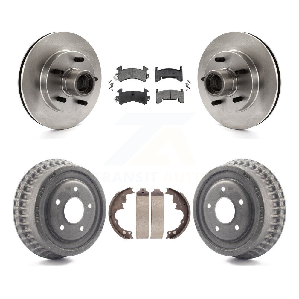 Kit de plaquettes et de tambour semi-métalliques, Rotor de frein avant et arrière, pour GMC Sonoma Chevrolet S1