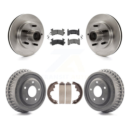 Kit de plaquettes et de tambour semi-métalliques, Rotor de frein avant et arrière, pour GMC Sonoma Chevrolet S1