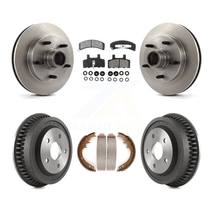Kit de plaquettes et de tambour semi-métalliques, Rotor de frein avant et arrière, pour Dodge Ram 1500 RW 94-99