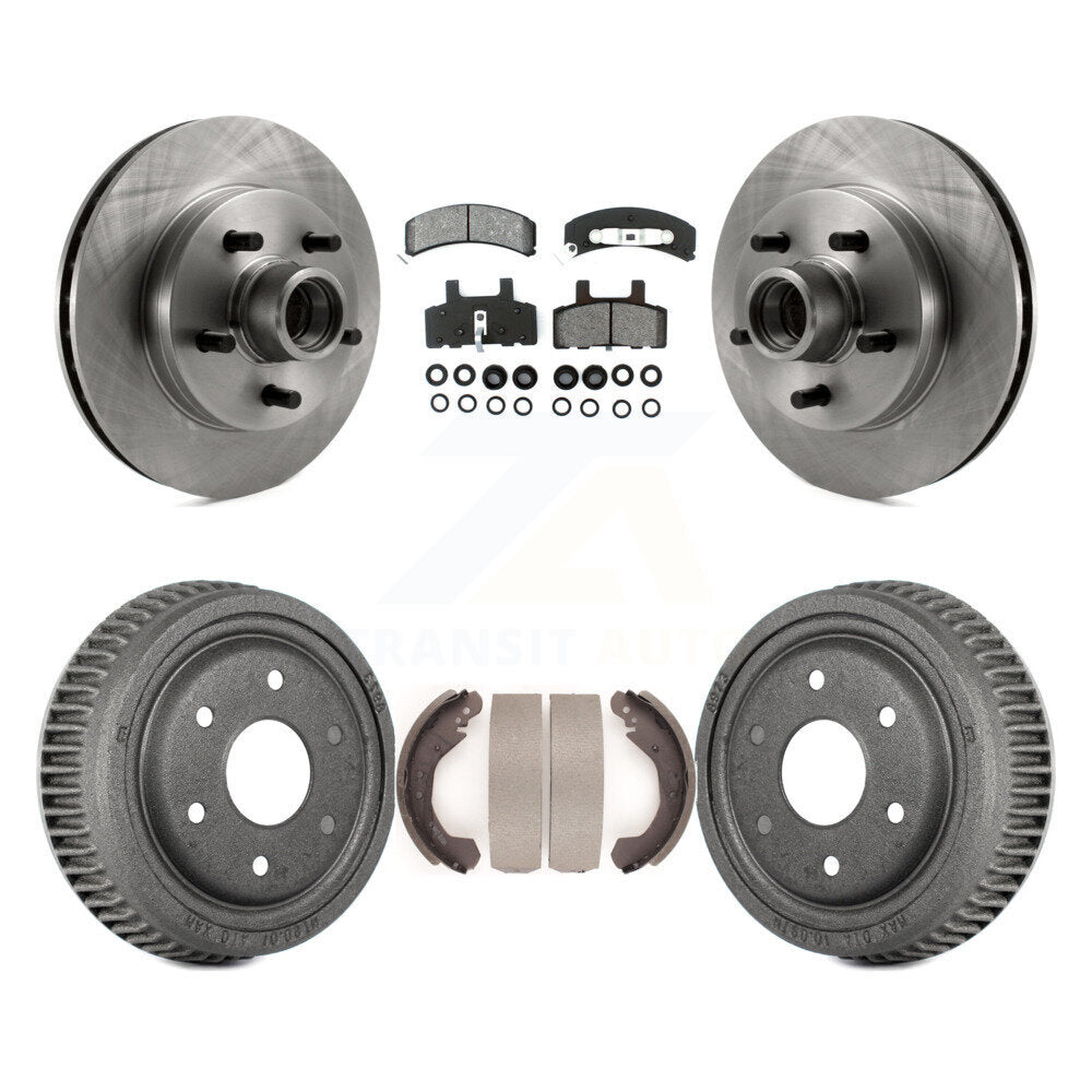 Kit de tampons et de tambour semi-métalliques de moyeu de Rotor de frein à disque avant et arrière pour GMC Yukon RW