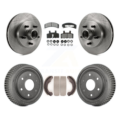 Kit de tampons et de tambour semi-métalliques de moyeu de Rotor de frein à disque avant et arrière pour GMC Yukon RW