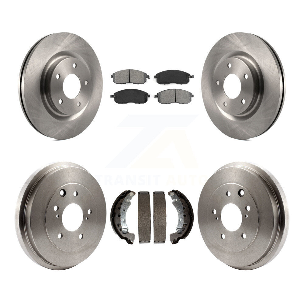 Kit de tambour à plaquettes semi-métalliques, Rotor de frein avant et arrière, pour Nissan Sentra Turbocharge
