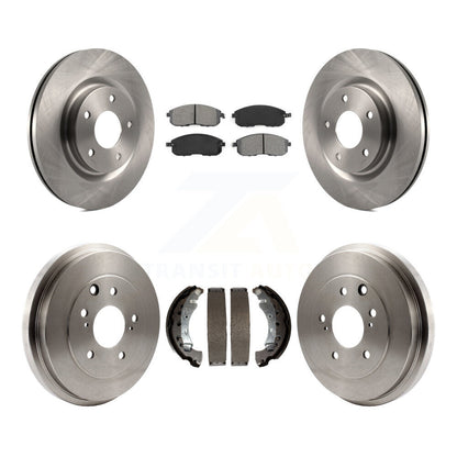 Kit de tambour à plaquettes semi-métalliques, Rotor de frein avant et arrière, pour Nissan Sentra Turbocharge