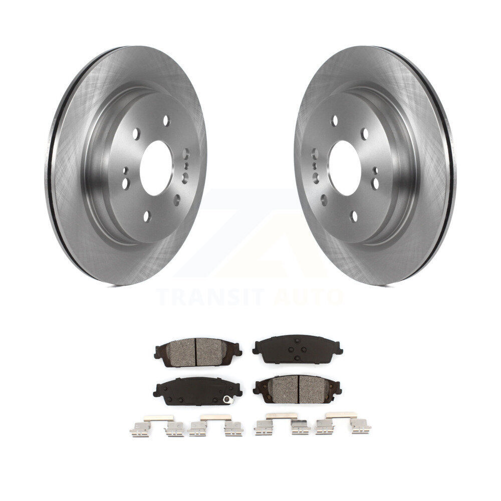 Kit de plaquettes de frein semi-métalliques pour rotors de frein arrière pour Chevrolet Silverado 2019 LD GM 1500