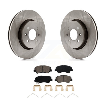 Kit de disques de frein à disque avant et plaquettes semi-métalliques pour Kia Rio Hyundai Accent