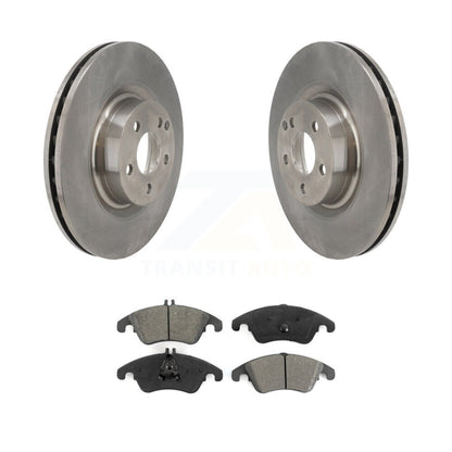 Rotors de frein à disque avant et Kit de plaquettes semi-métalliques pour Mercedes-Benz E400 E550 C25