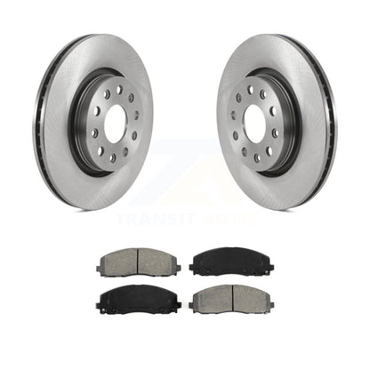 Kit de rotors de frein à disque avant et plaquettes semi-métalliques pour Jeep Wrangler Gladiator
