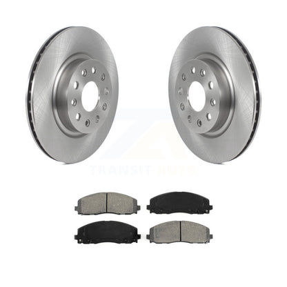 Kit de disques de frein à disque avant et plaquettes semi-métalliques pour Jeep Wrangler K8S-103516