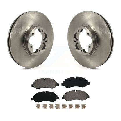 Kit de disques de frein à disque avant et plaquettes semi-métalliques pour Ford Transit-350 HD