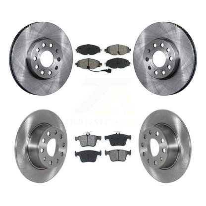 Rotors de frein à disque avant et arrière et Kit de plaquettes semi-métalliques pour Volkswagen Jetta Tao