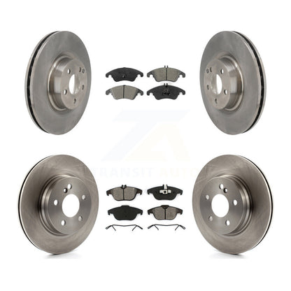 Kit de disques de frein à disque avant et arrière et plaquettes semi-métalliques pour Mercedes-Benz E550