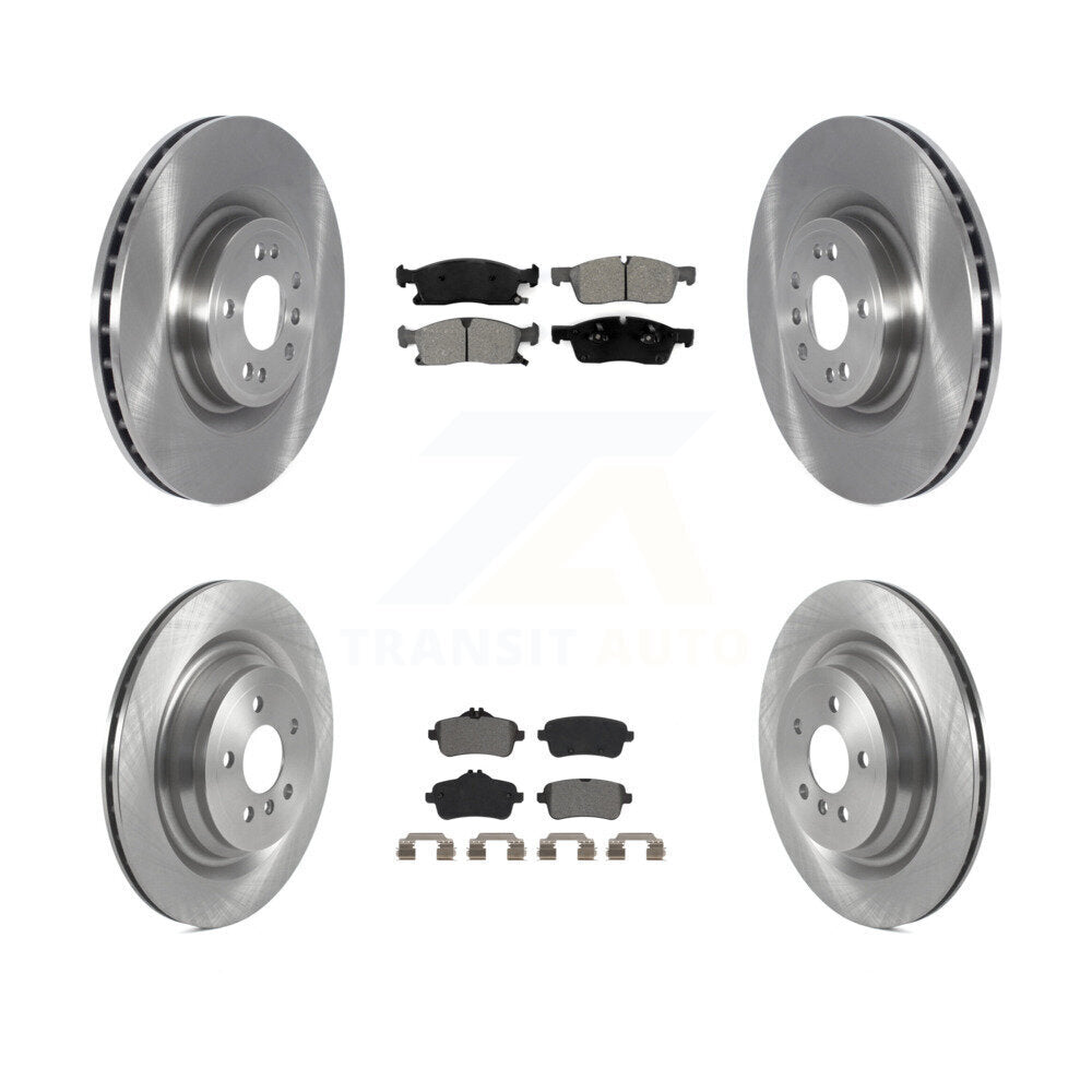 Kit de plaquettes semi-métalliques de Rotor de frein à disque avant et arrière, pour Mercedes-Benz GL350 GLS45