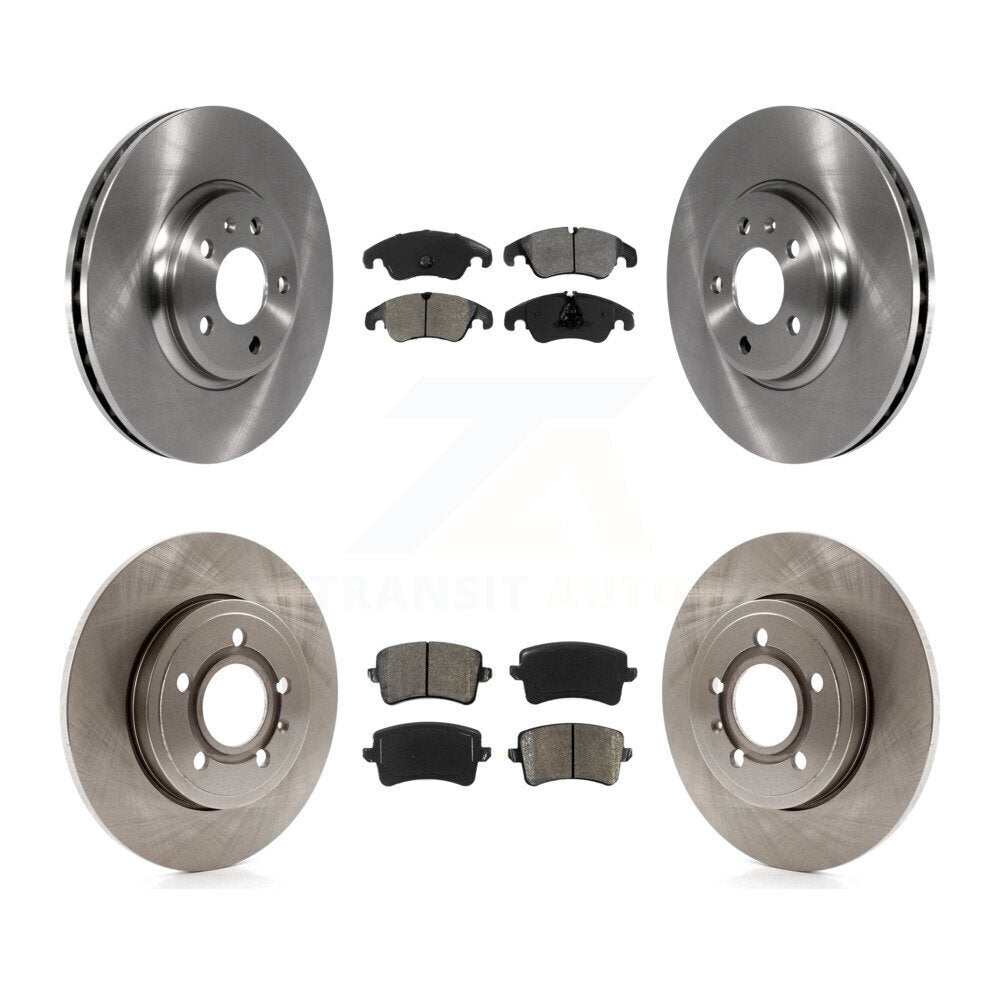 Kit de plaquettes de frein semi-métalliques pour disques de frein avant et arrière, pour Audi A4 Quattro berline/Wago 09