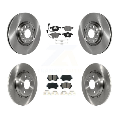 Kit de plaquettes de frein semi-métalliques pour disques de frein avant et arrière, pour Audi A4 Quattro convertible 09