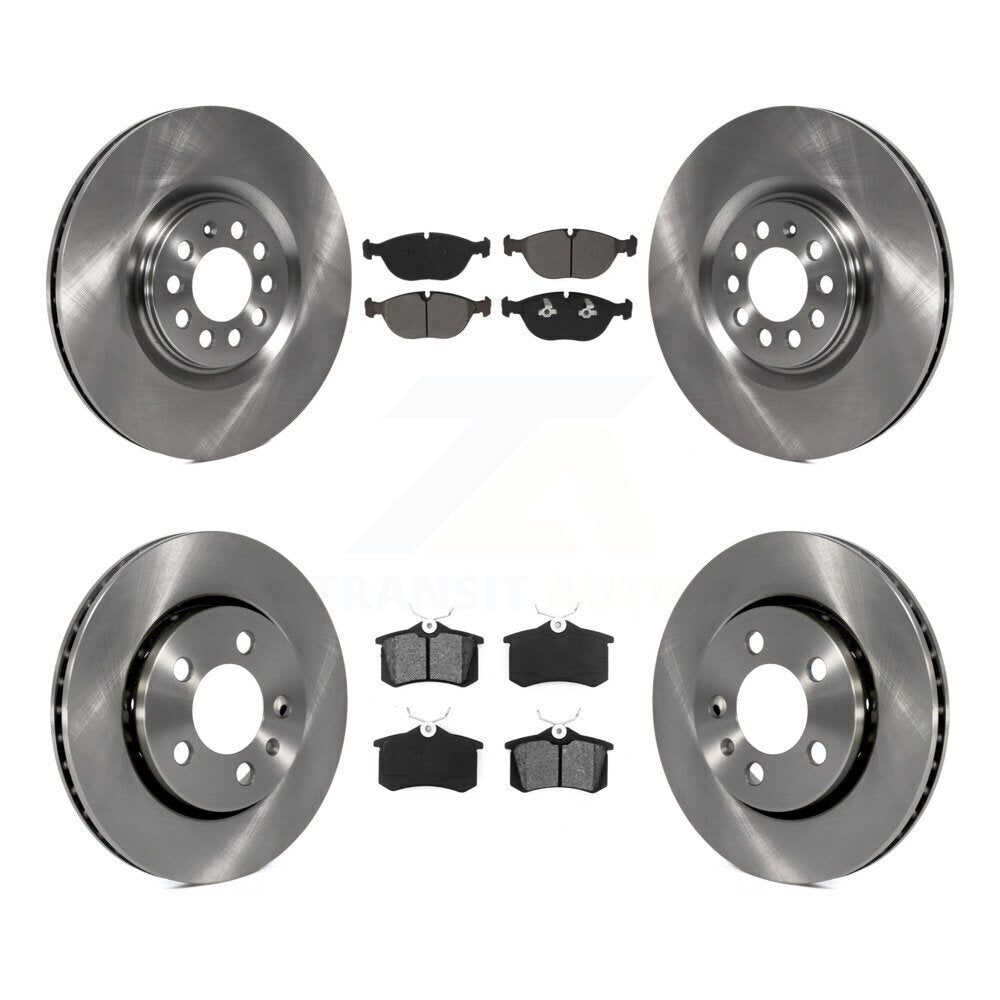 Kit de plaquettes de frein à disque semi-métalliques avant et arrière, pour Audi TT Quattro 3.2 2006