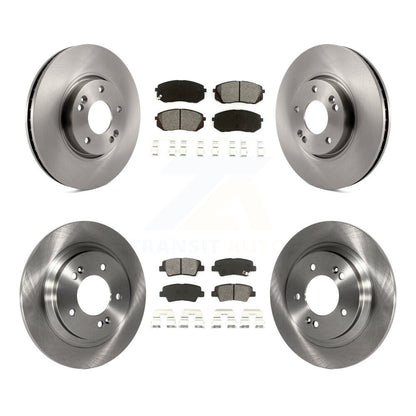 Kit de disques de frein à disque avant et arrière et plaquettes semi-métalliques pour Kia Soul EV