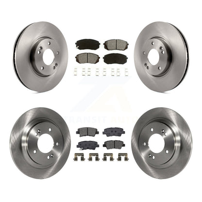 Kit de disques de frein à disque avant et arrière et plaquettes semi-métalliques pour Kia Soul EV