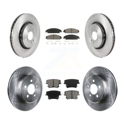 Kit de rotors de frein à disque avant et arrière et plaquettes semi-métalliques pour Dodge Charger