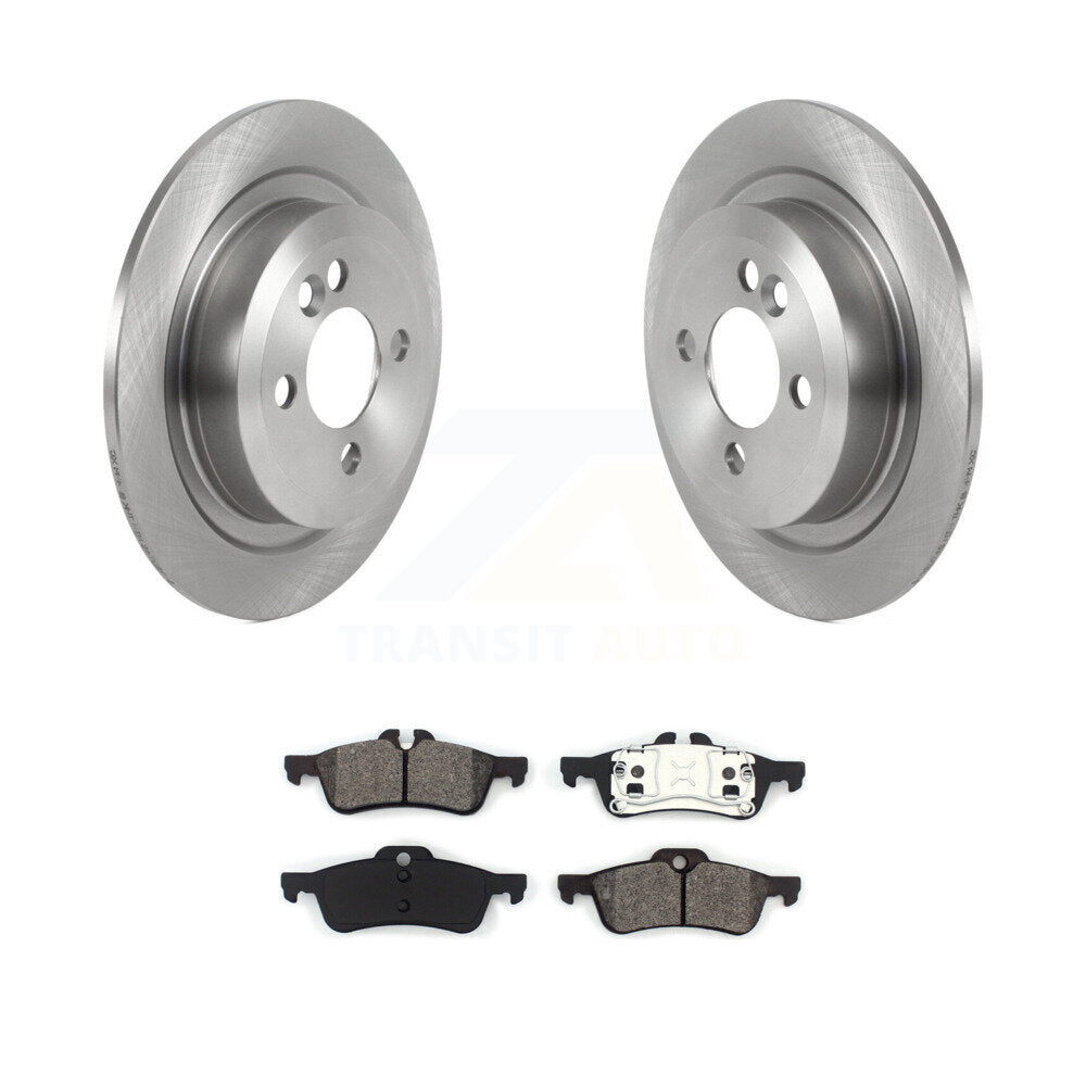 Kit de rotor de frein arrière et de plaquettes semi-métalliques pour Mini Cooper Convertible 2007 – 2008
