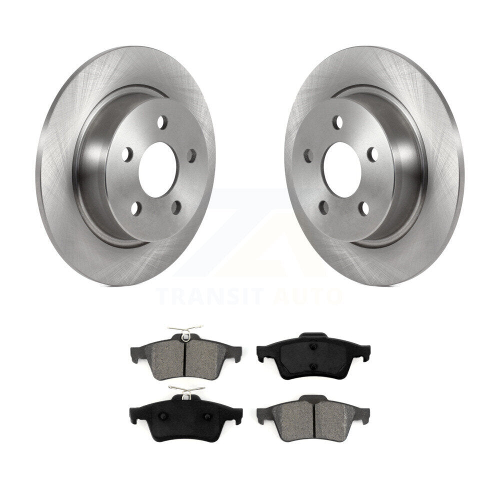 Kit de disques de frein à disque arrière et plaquettes semi-métalliques pour Ford Transit Connect