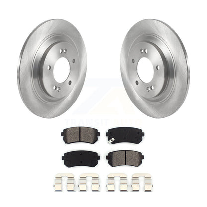 Kit de plaquettes semi-métalliques de rotor de frein arrière pour Kia Cadenza avec stationnement manuel
