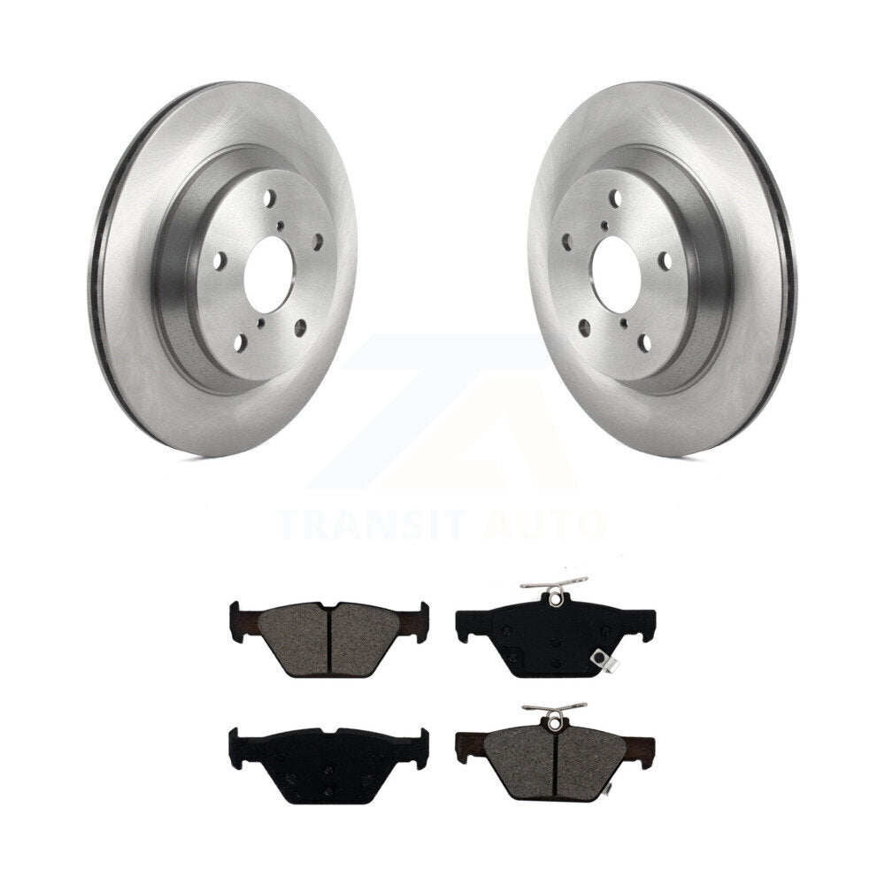 Kit de disques de frein à disque arrière et plaquettes semi-métalliques pour Subaru Forester 2019-2024