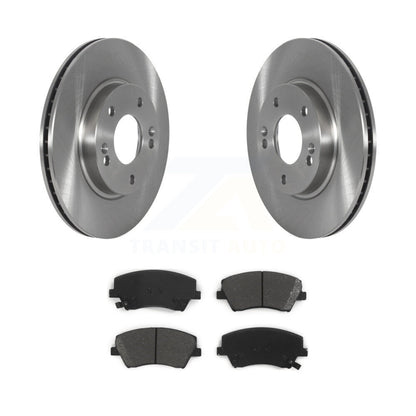 Kit de rotor de frein avant et de plaquettes semi-métalliques pour Hyundai Ioniq Kia Nir 2017 – 2022