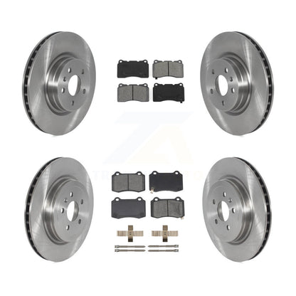Kit de rotors de frein à disque avant et arrière et plaquettes semi-métalliques pour Tesla S 2016 à partir de 04 1