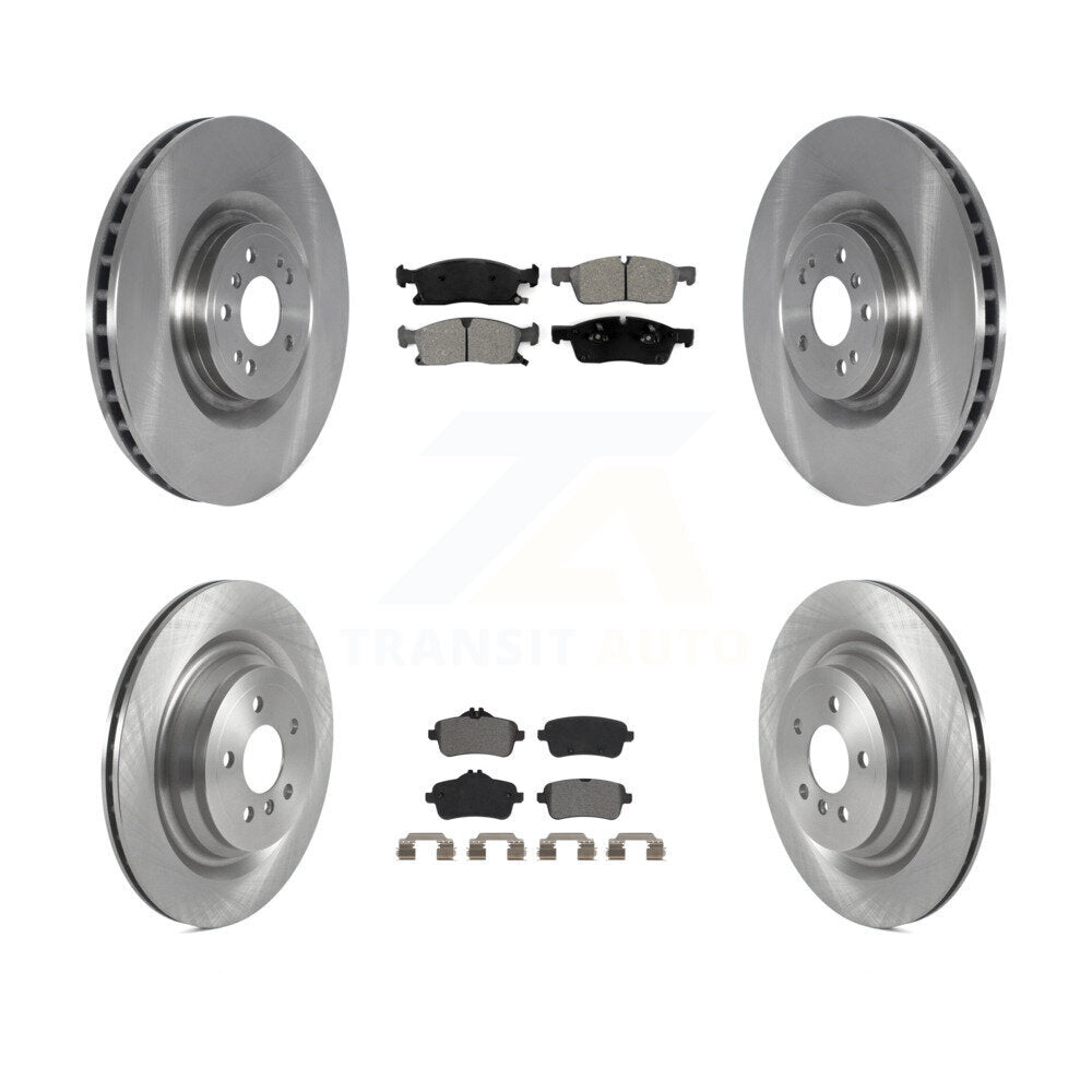 Kit de plaquettes semi-métalliques de Rotor de frein à disque avant et arrière, pour Mercedes-Benz GL350 GLS45