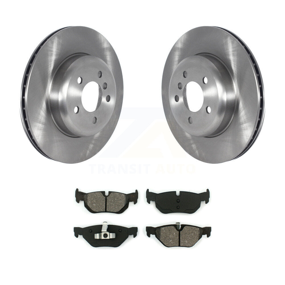 Kit de disques de frein à disque arrière et plaquettes semi-métalliques pour 2013 BMW 328i xDrive 3.0L