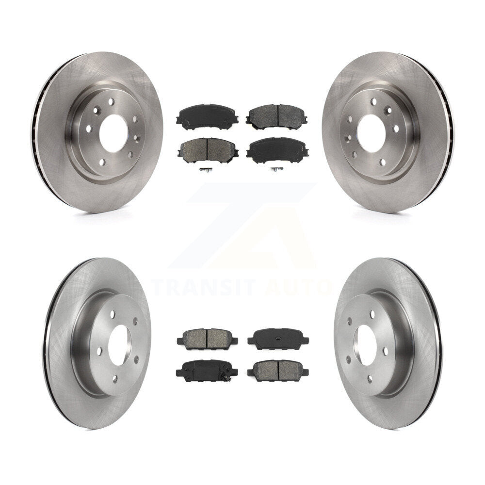 Kit de plaquettes semi-métalliques de Rotor de frein à disque avant et arrière, pour Nissan Qashqai Rogue Spor