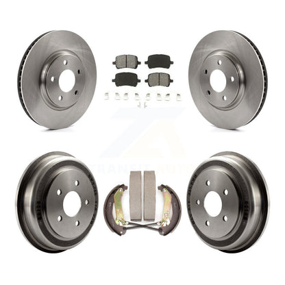 Rotors de frein à disque avant et arrière, Kit de tampons et de tambour semi-métalliques pour Chevrolet Malib