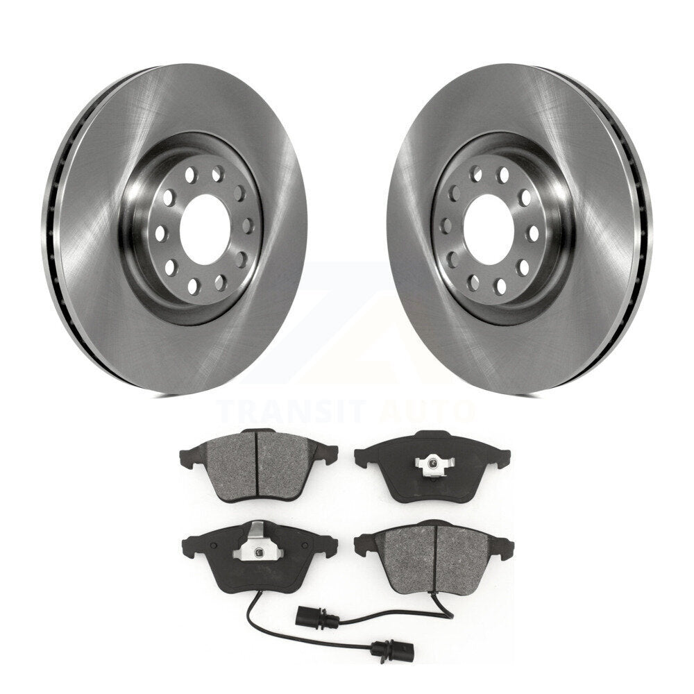 Kit de disques de frein à disque avant et plaquettes semi-métalliques pour Audi A6 Quattro