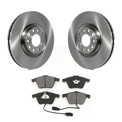 Kit de disques de frein à disque avant et plaquettes semi-métalliques pour Audi A6 Quattro
