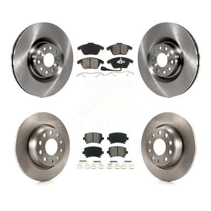 Kit de disques de frein à disque avant et arrière et plaquettes semi-métalliques pour Volkswagen CC