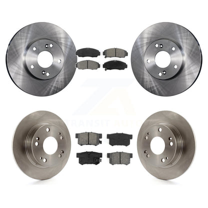 Kit de rotors de frein à disque avant et arrière et plaquettes semi-métalliques pour Honda Accord