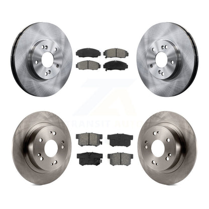 Kit de rotors de frein à disque avant et arrière et plaquettes semi-métalliques pour Honda Accord
