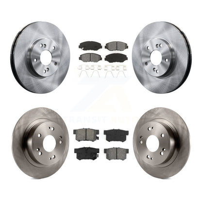 Kit de rotors de frein à disque avant et arrière et plaquettes semi-métalliques pour Honda Accord