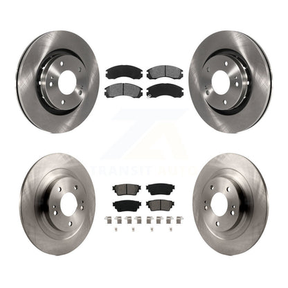 Rotors de frein à disque avant et arrière, Kit de plaquettes semi-métalliques pour Mitsubishi Outlander PHE