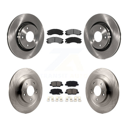 Rotors de frein à disque avant et arrière, Kit de plaquettes semi-métalliques pour Mitsubishi Outlander PHE