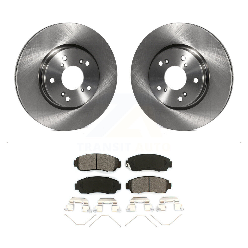 Kit de disques de frein à disque avant et plaquettes semi-métalliques pour Honda CR-V K8S-103655