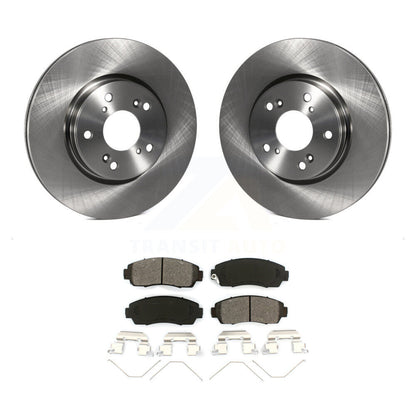 Kit de disques de frein à disque avant et plaquettes semi-métalliques pour Honda CR-V K8S-103655