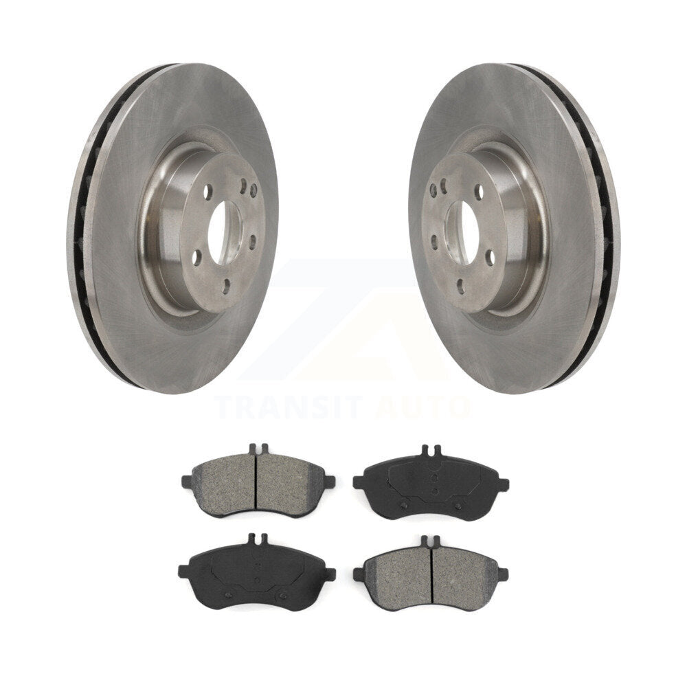 Kit de disques de frein à disque avant et plaquettes semi-métalliques pour Mercedes-Benz C250 Coupé