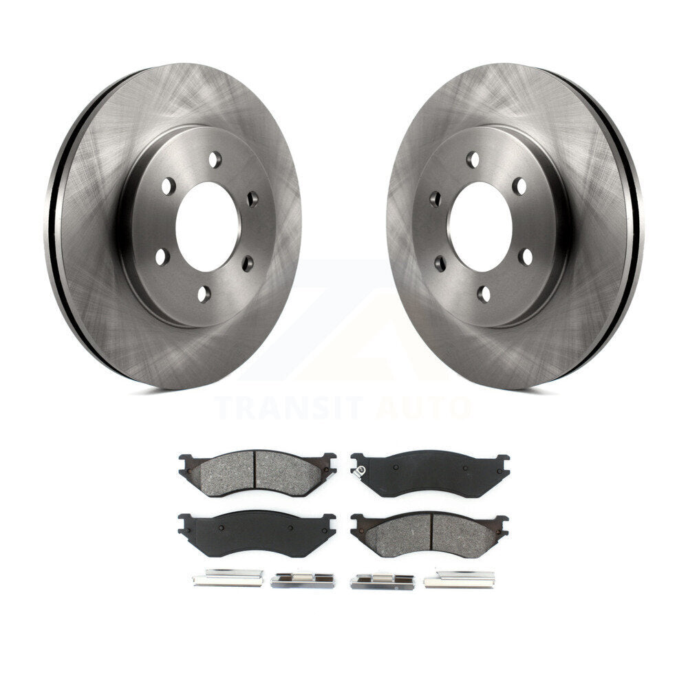 Kit de plaquettes semi-métalliques de rotor de frein avant pour Lincoln Navigator 2002 à partir de 03 19 0