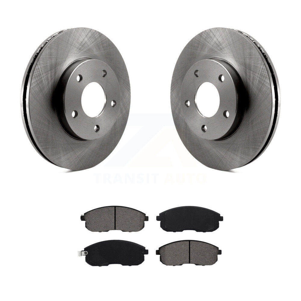 Kit de plaquettes semi-métalliques de rotor de frein à disque avant pour Nissan Maxima 1999 à partir de 04