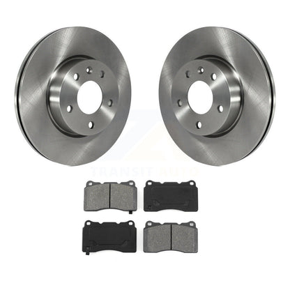 Kit de rotors de frein à disque avant et de plaquettes semi-métalliques pour base Cadillac ATS 2019